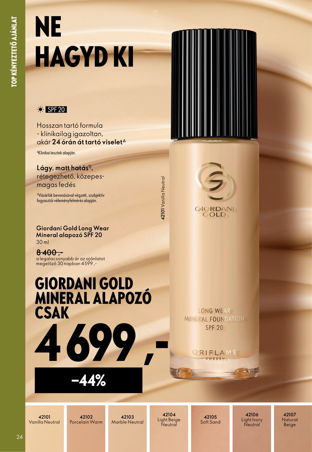 Oriflame akciós újság 2026.03.25-től - 24. oldal.