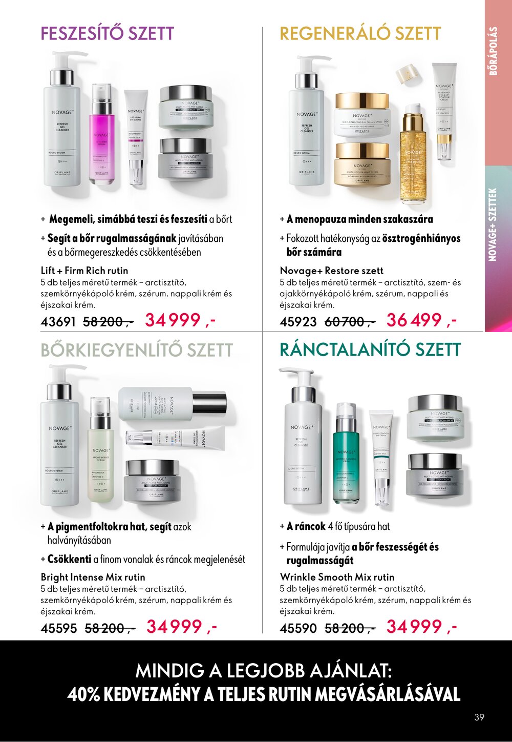 Oriflame akciós újság 2026.03.25-től - 39. oldal.