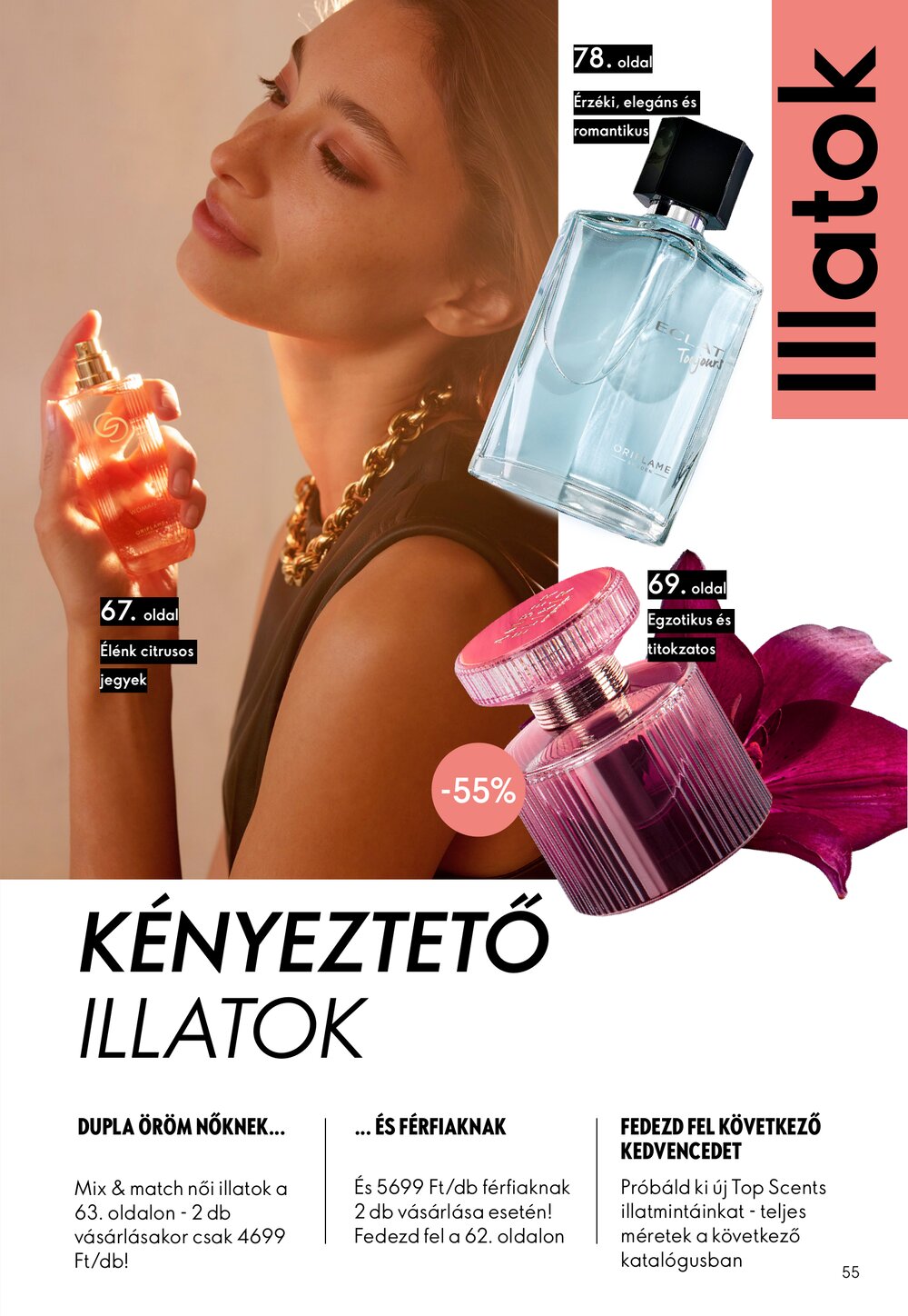 Oriflame akciós újság 2026.03.25-től - 55. oldal.