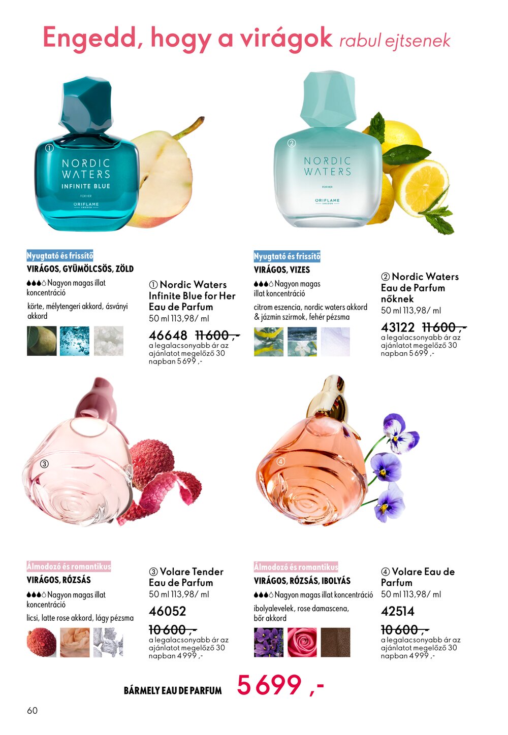 Oriflame akciós újság 2026.03.25-től - 60. oldal.