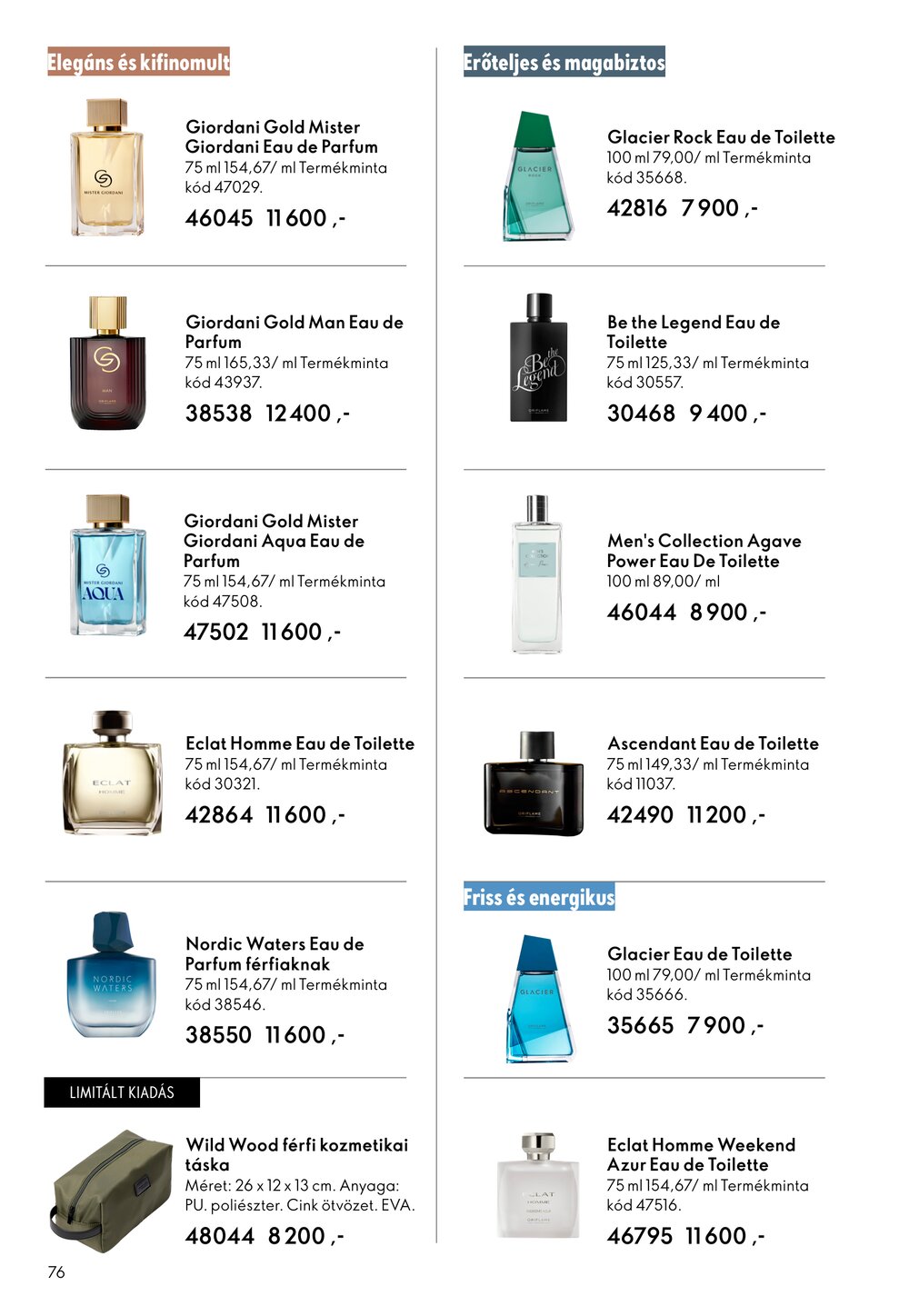 Oriflame akciós újság 2026.03.25-től - 76. oldal.