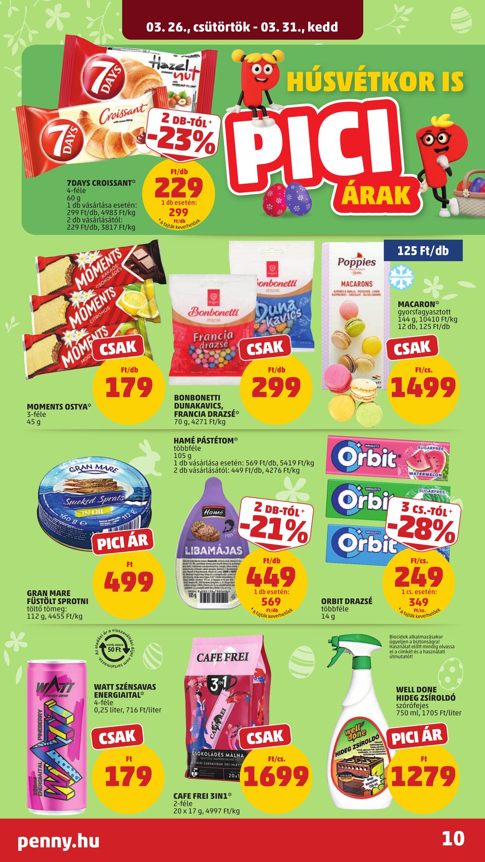 Penny Market akciós újság 2026.03.26-tól - 14. oldal.