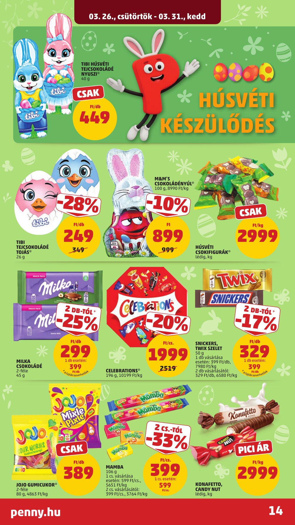 Penny Market akciós újság 2026.03.26-tól - 18. oldal.