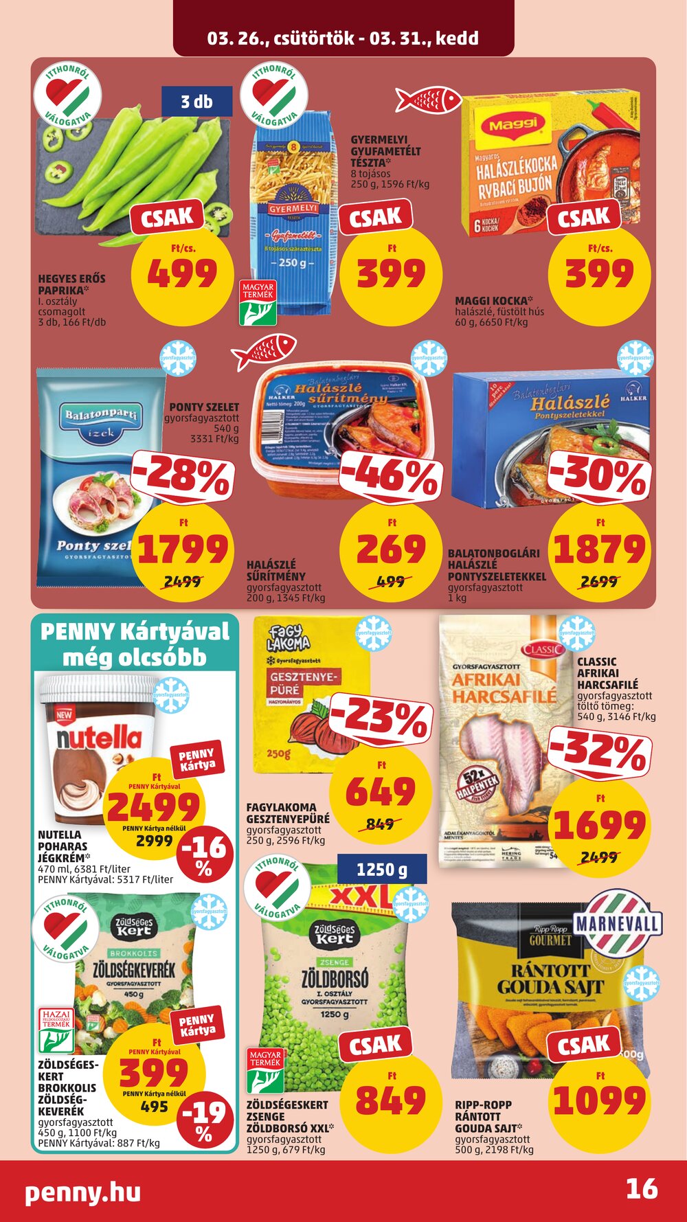 Penny Market akciós újság 2026.03.26-tól - 20. oldal.