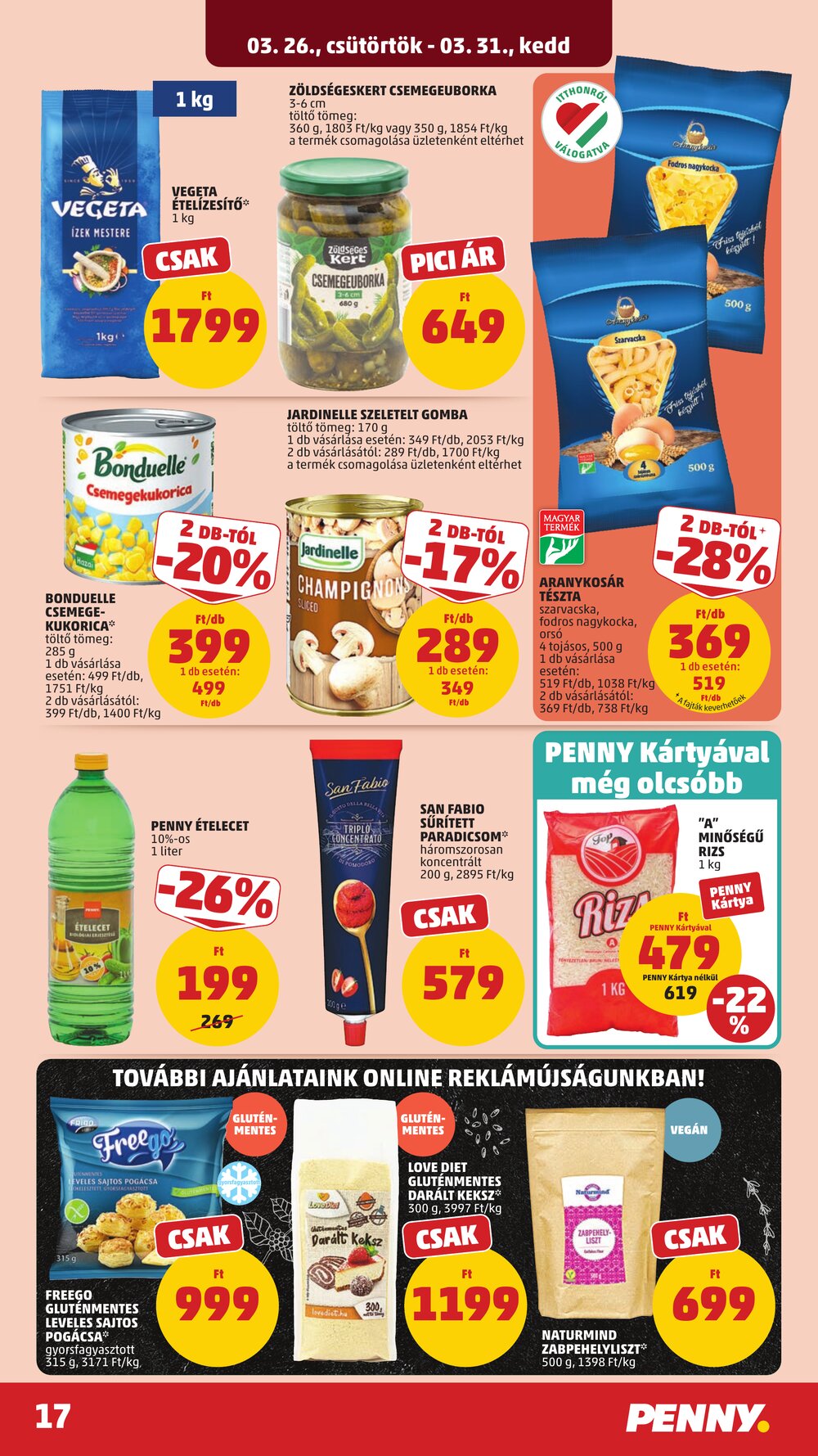 Penny Market akciós újság 2026.03.26-tól - 21. oldal.