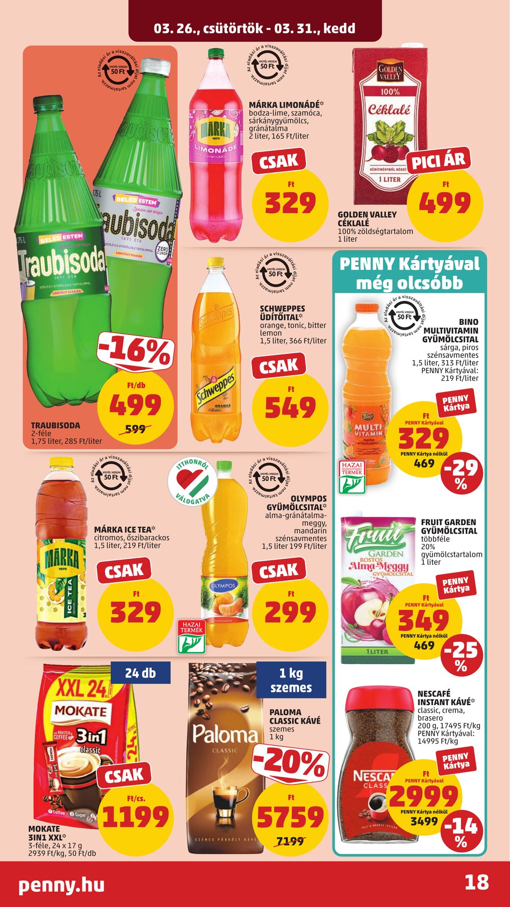 Penny Market akciós újság 2026.03.26-tól - 22. oldal.