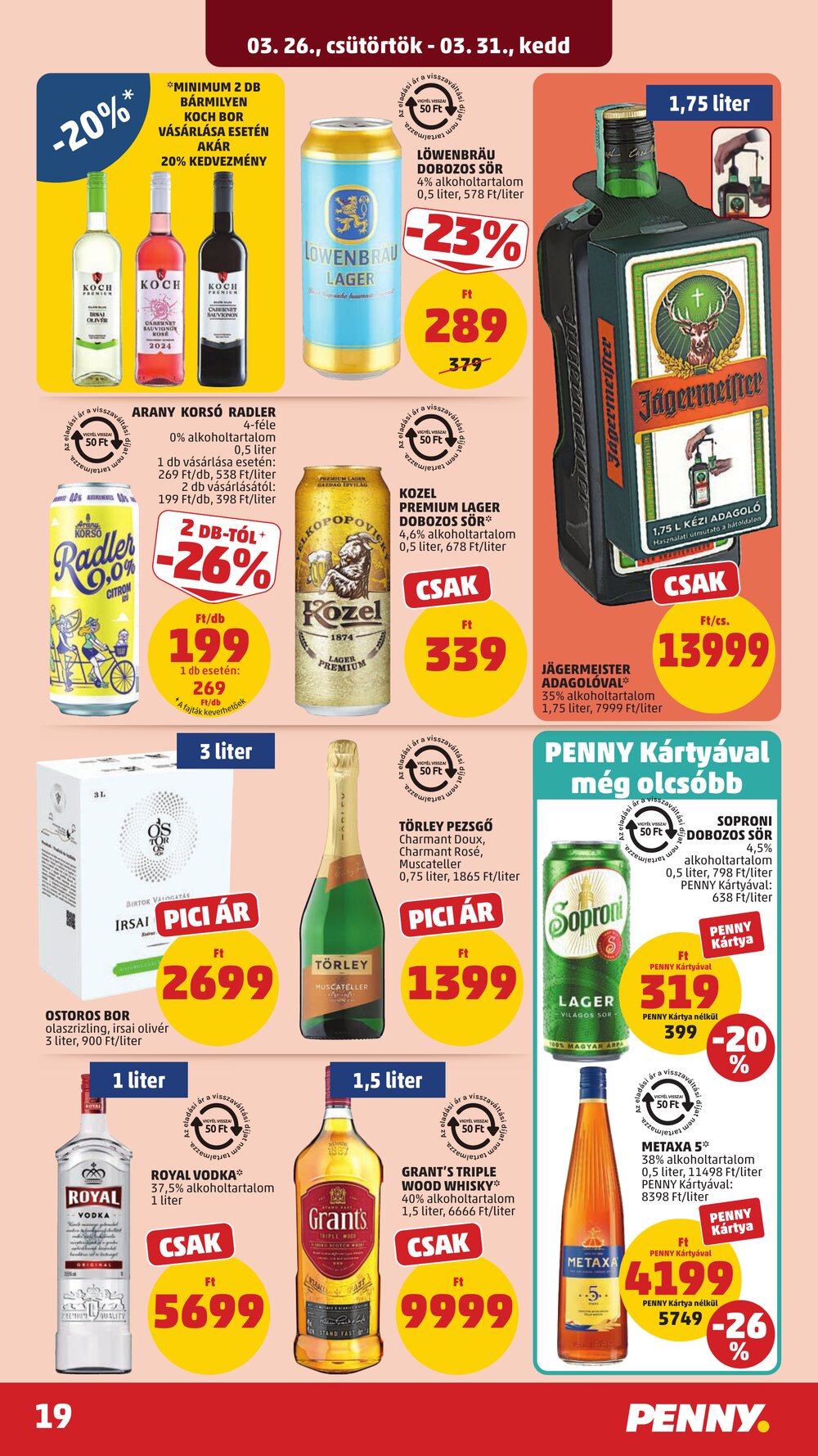 Penny Market akciós újság 2026.03.26-tól - 23. oldal.