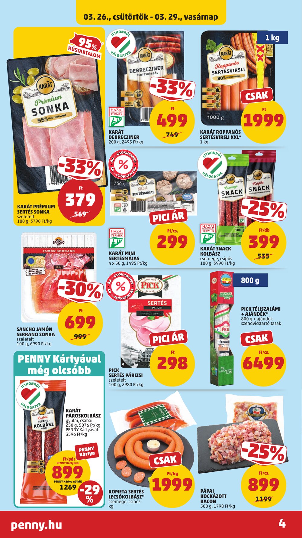 Penny Market akciós újság 2026.03.26-tól - 6. oldal.
