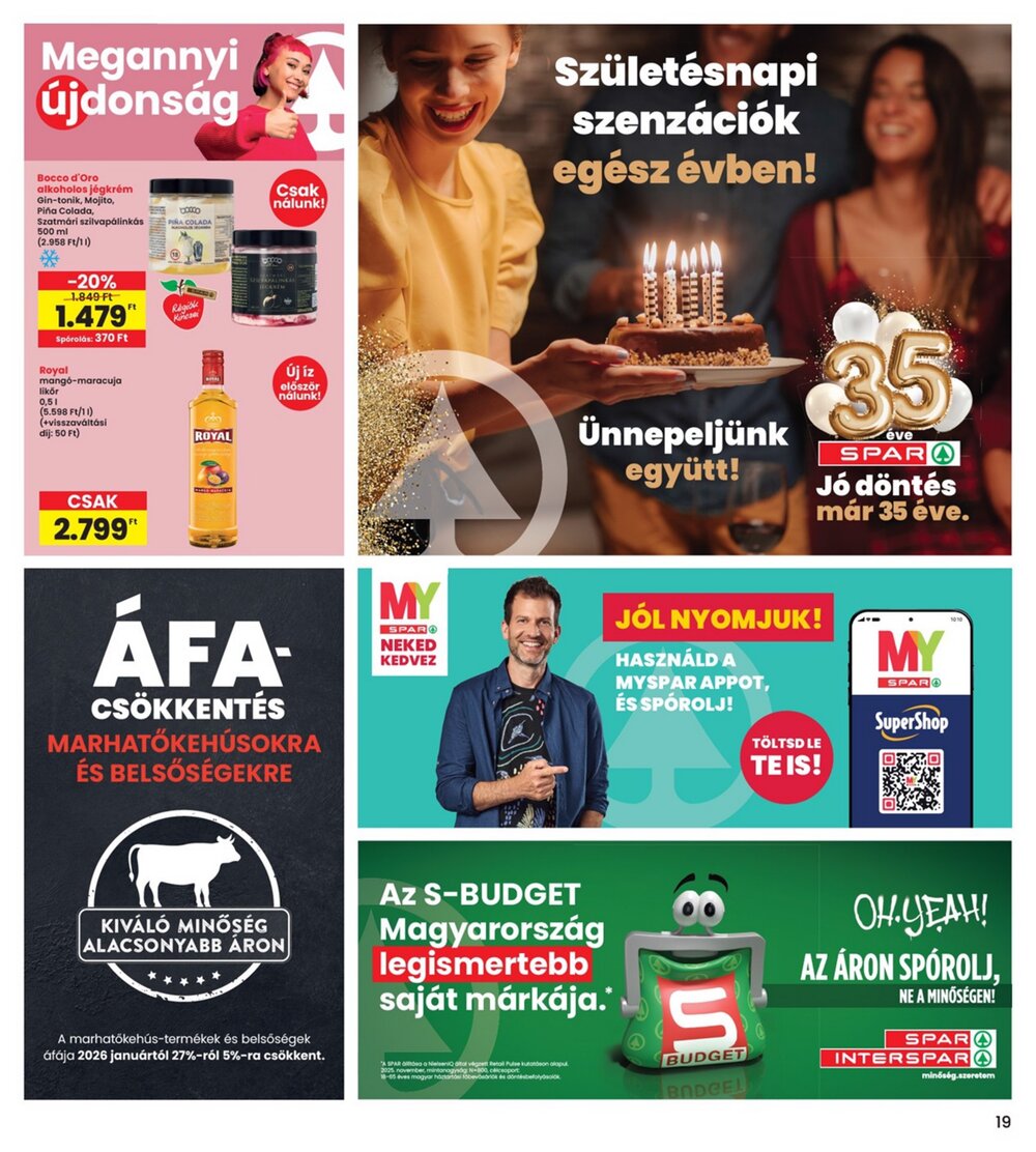 Interspar akciós újság 2026.03.26-tól - 19. oldal.