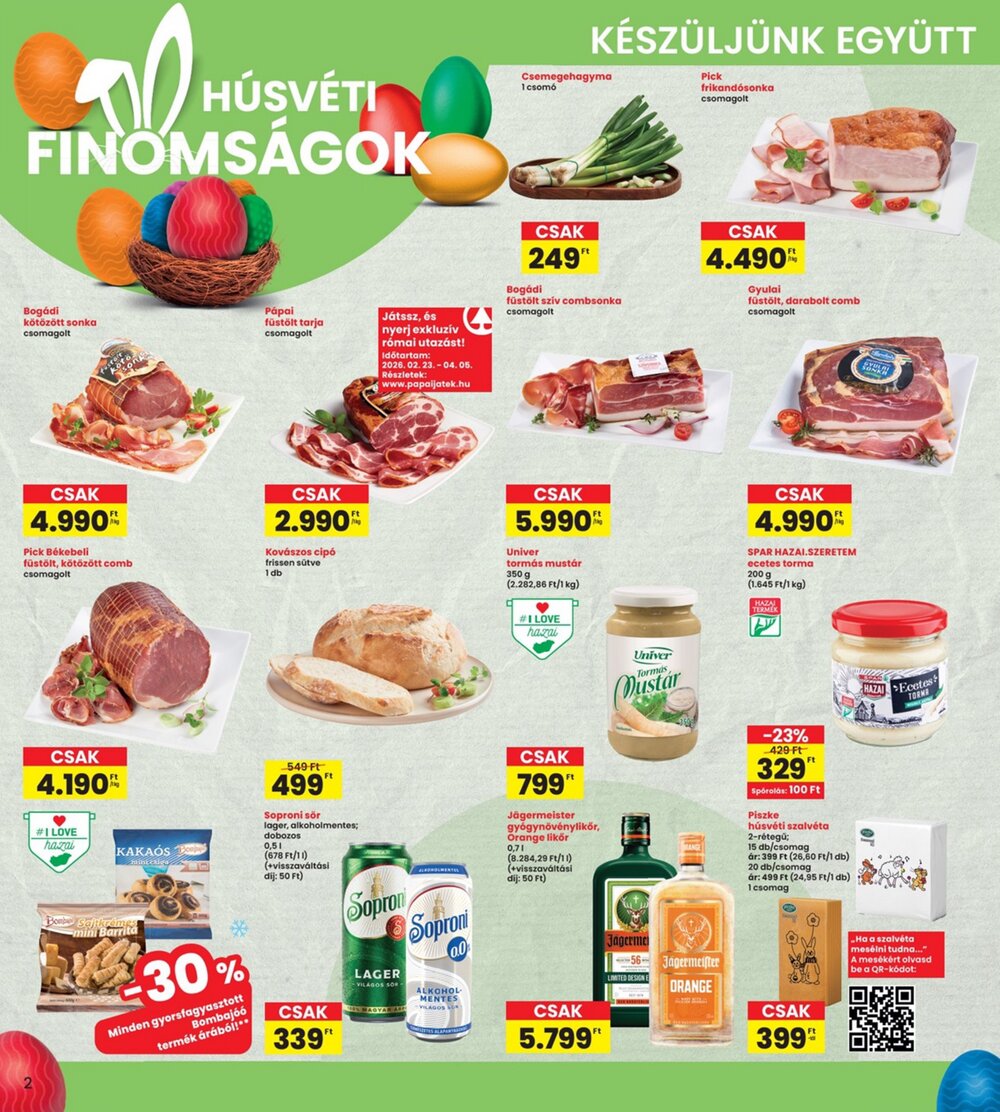 Interspar akciós újság 2026.03.26-tól - 2. oldal.