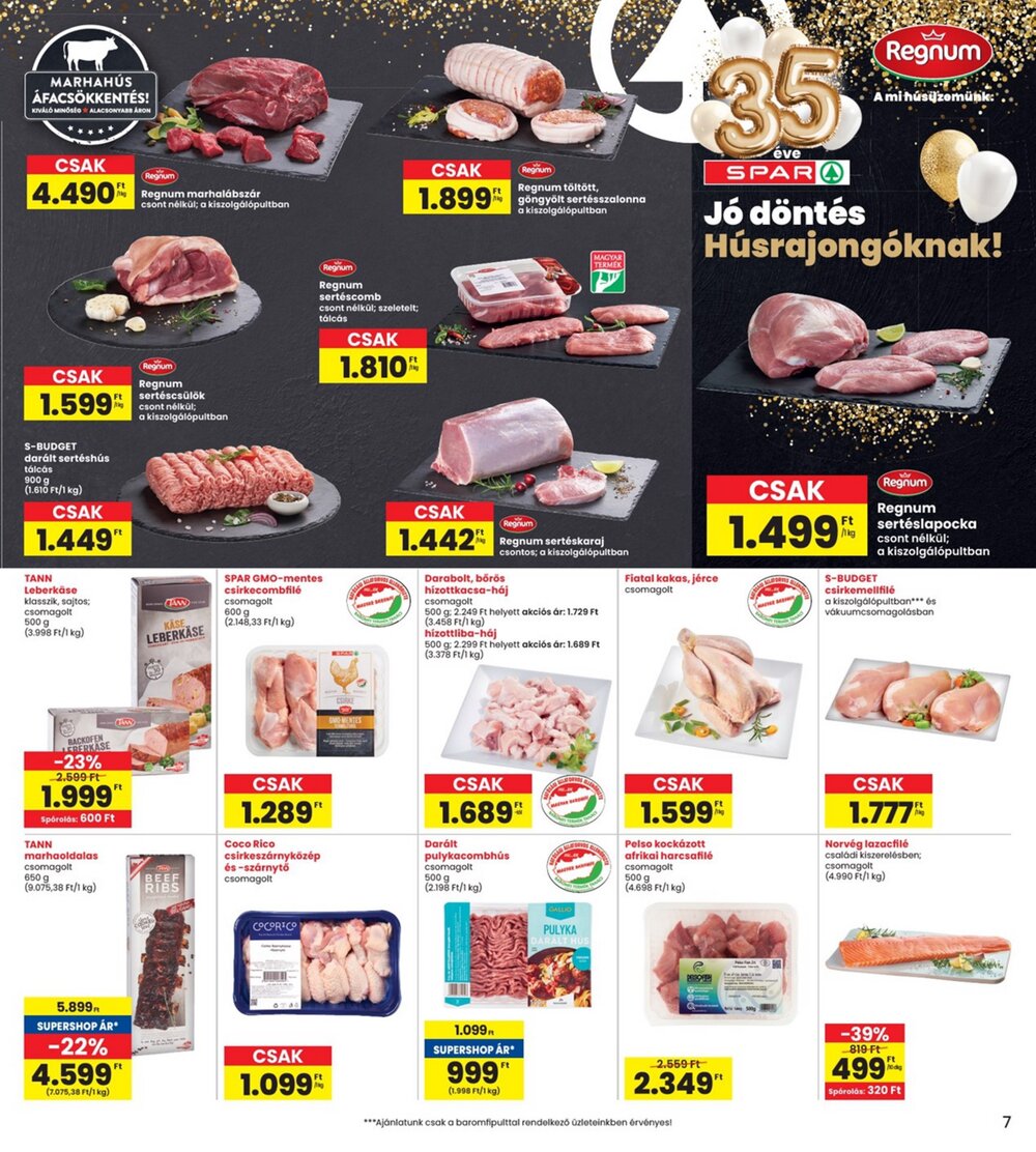 Interspar akciós újság 2026.03.26-tól - 7. oldal.