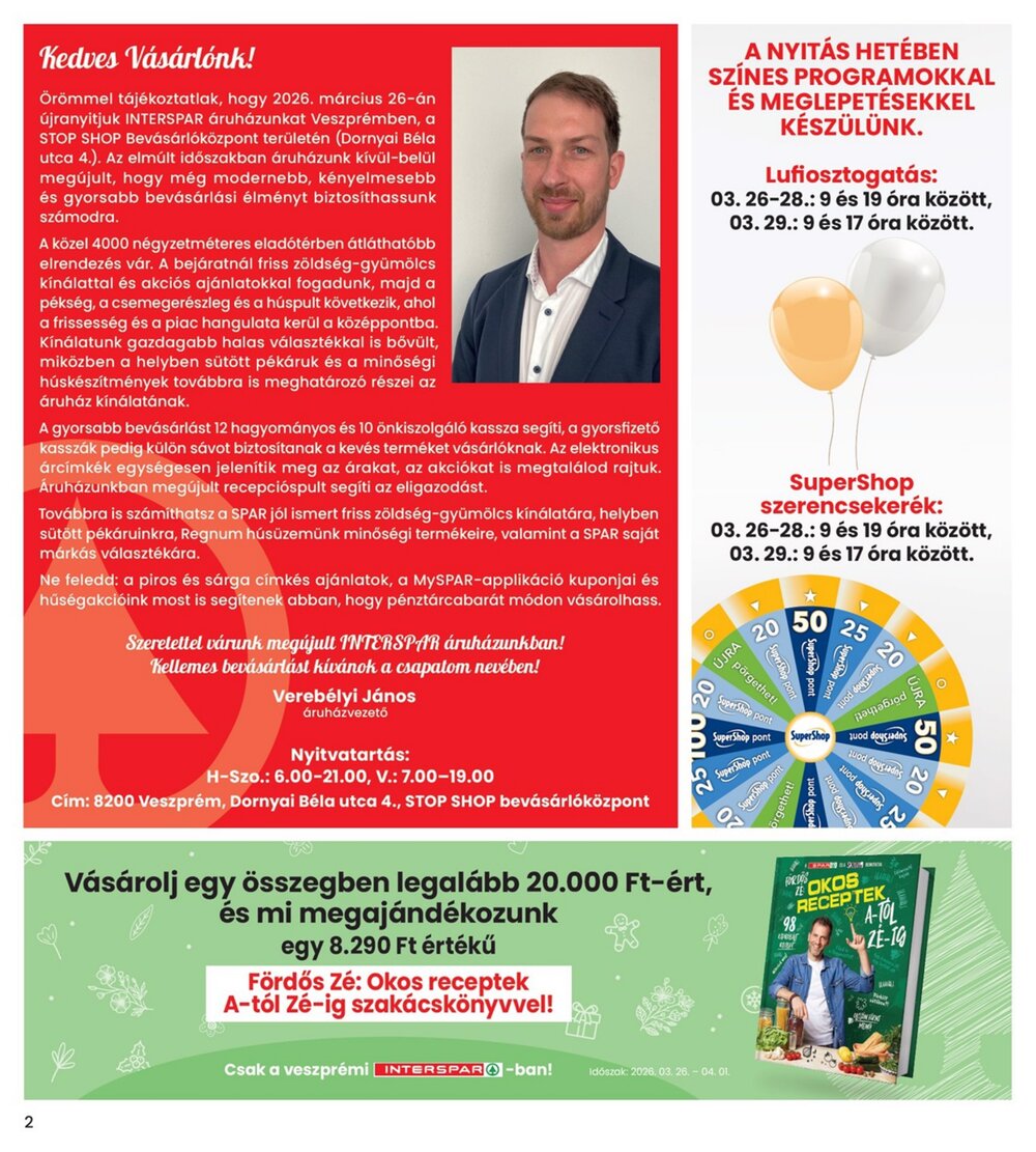 Interspar akciós újság 2026.03.26-tól - 2. oldal.