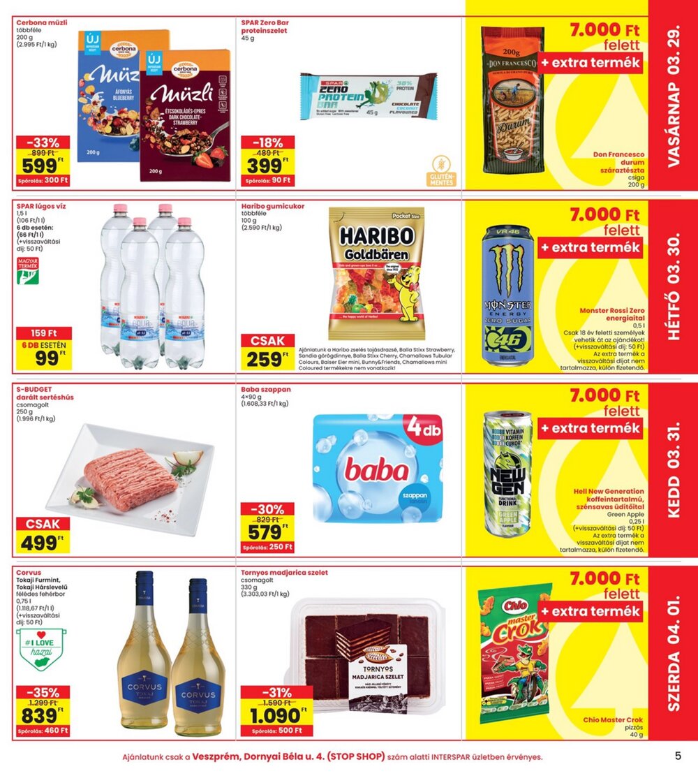 Interspar akciós újság 2026.03.26-tól - 5. oldal.