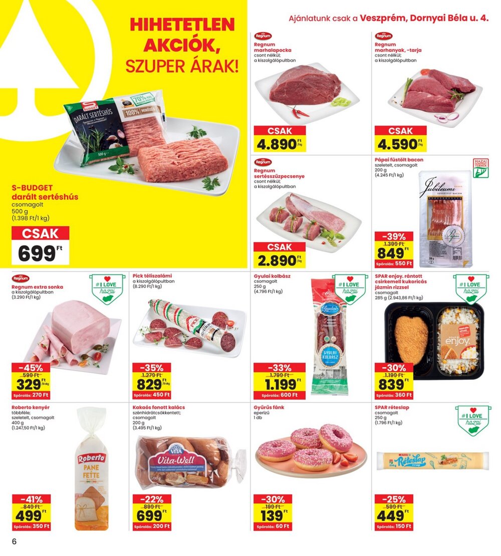 Interspar akciós újság 2026.03.26-tól - 6. oldal.