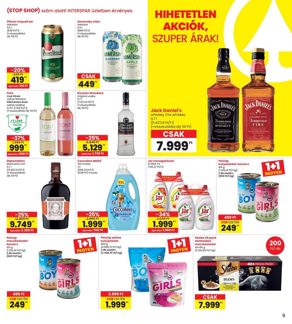 Interspar akciós újság 2026.03.26-tól - 9. oldal.