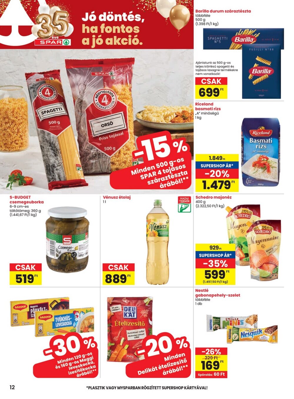 Spar akciós újság 2026.03.26-tól - 12. oldal.