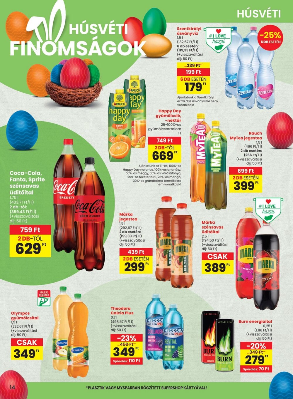 Spar akciós újság 2026.03.26-tól - 14. oldal.