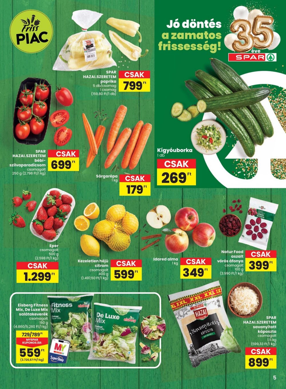 Spar akciós újság 2026.03.26-tól - 5. oldal.