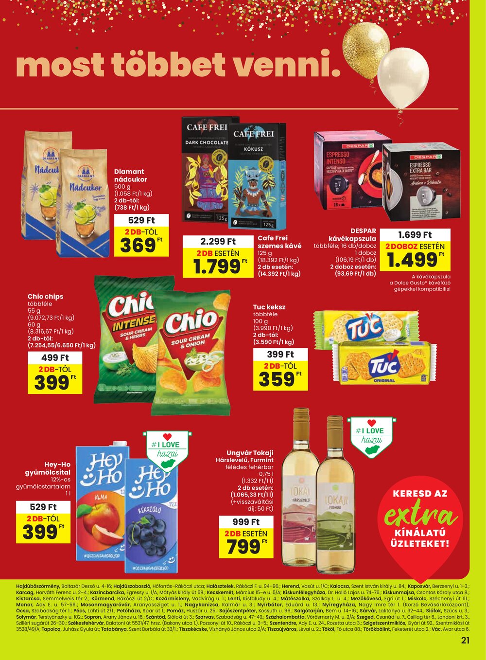 Spar Extra akciós újság 2026.03.26-tól - 2. oldal.