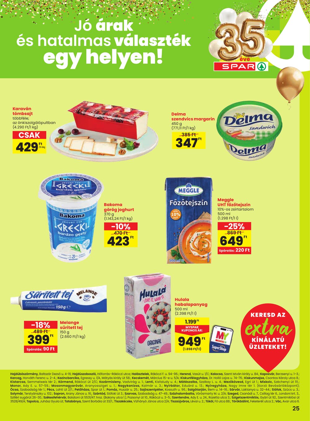 Spar Extra akciós újság 2026.03.26-tól - 6. oldal.