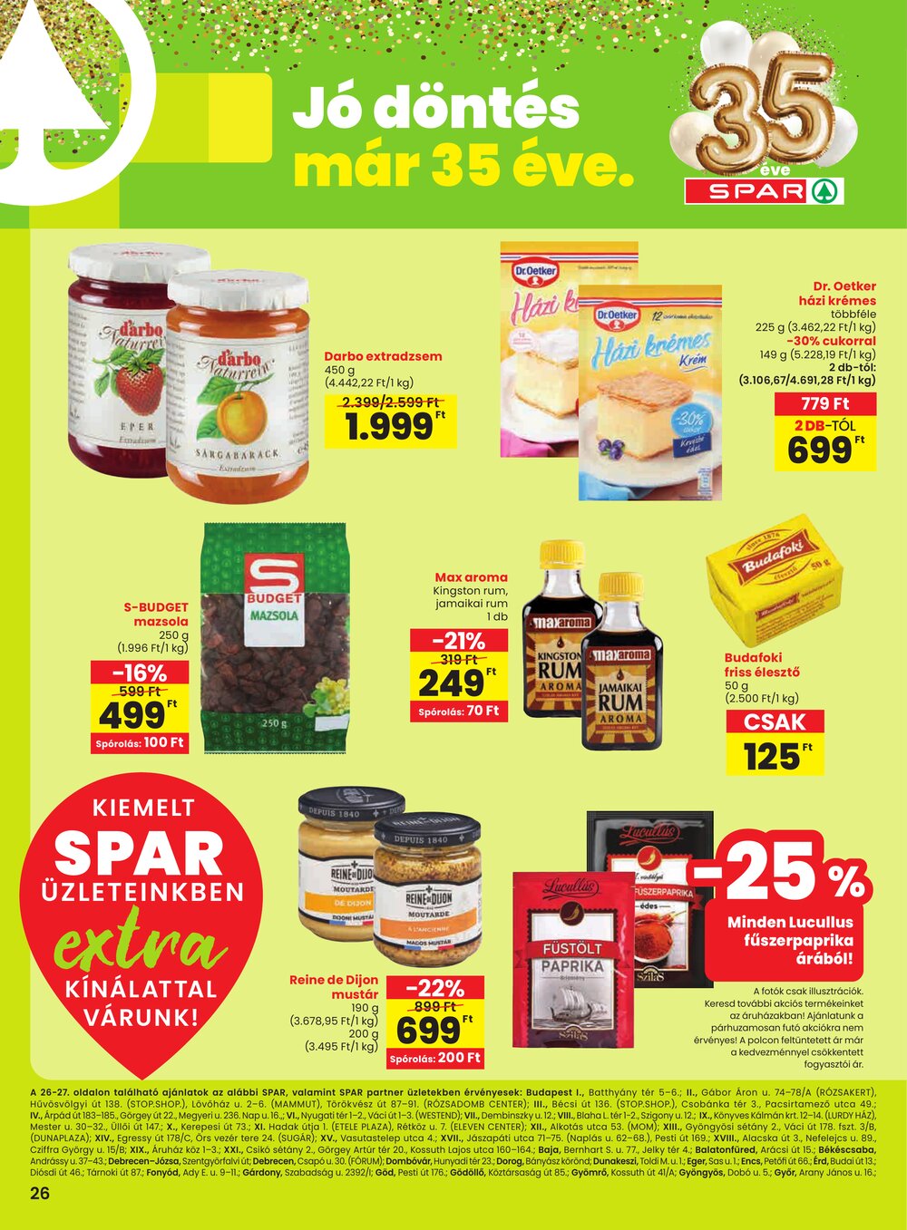 Spar Extra akciós újság 2026.03.26-tól - 7. oldal.