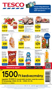 Tesco akciós újság 2026.03.26-tól