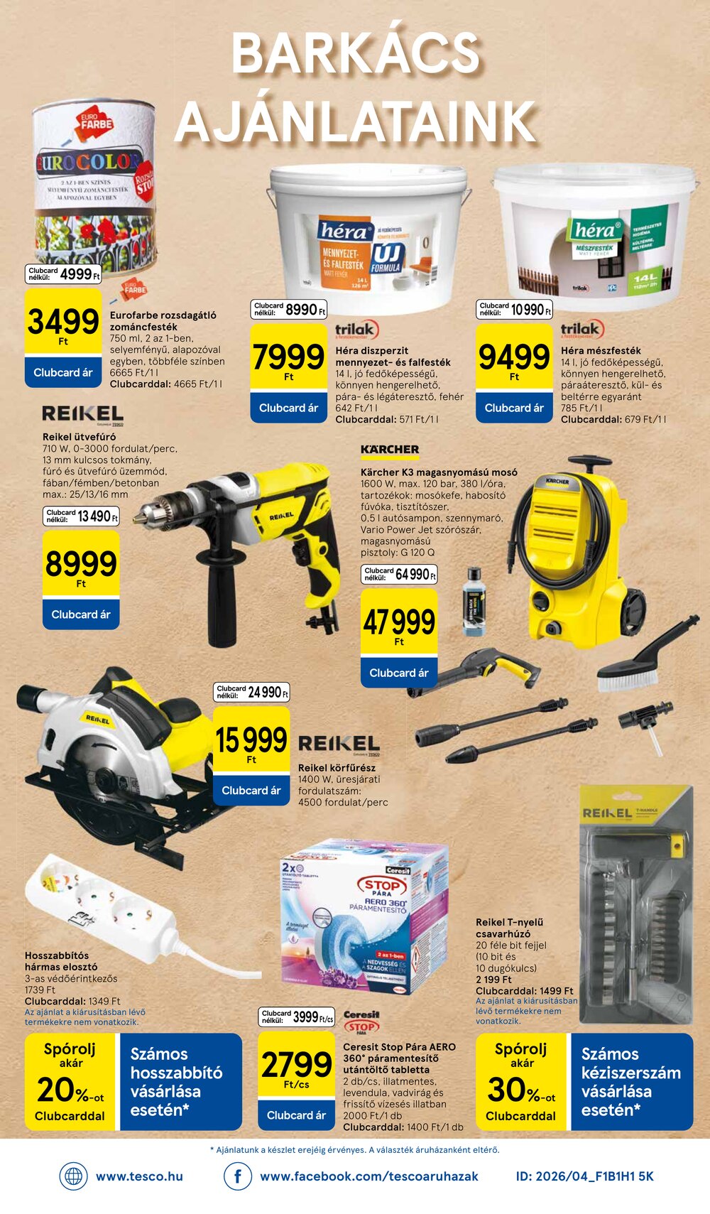 Tesco akciós újság 2026.03.26-tól - 36. oldal.