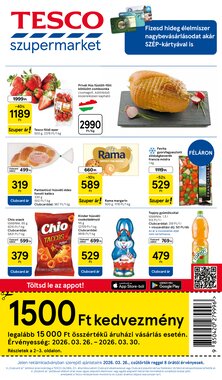 Tesco akciós újság 2026.03.26-tól