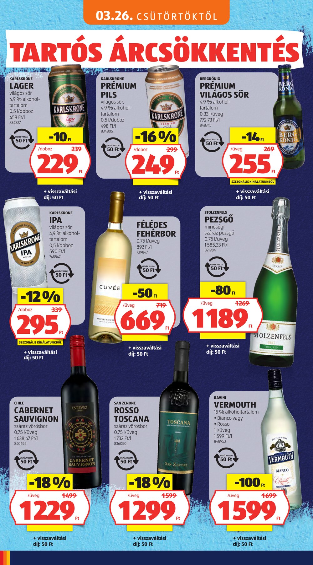 Aldi akciós újság 2026.03.26-tól - 16. oldal.