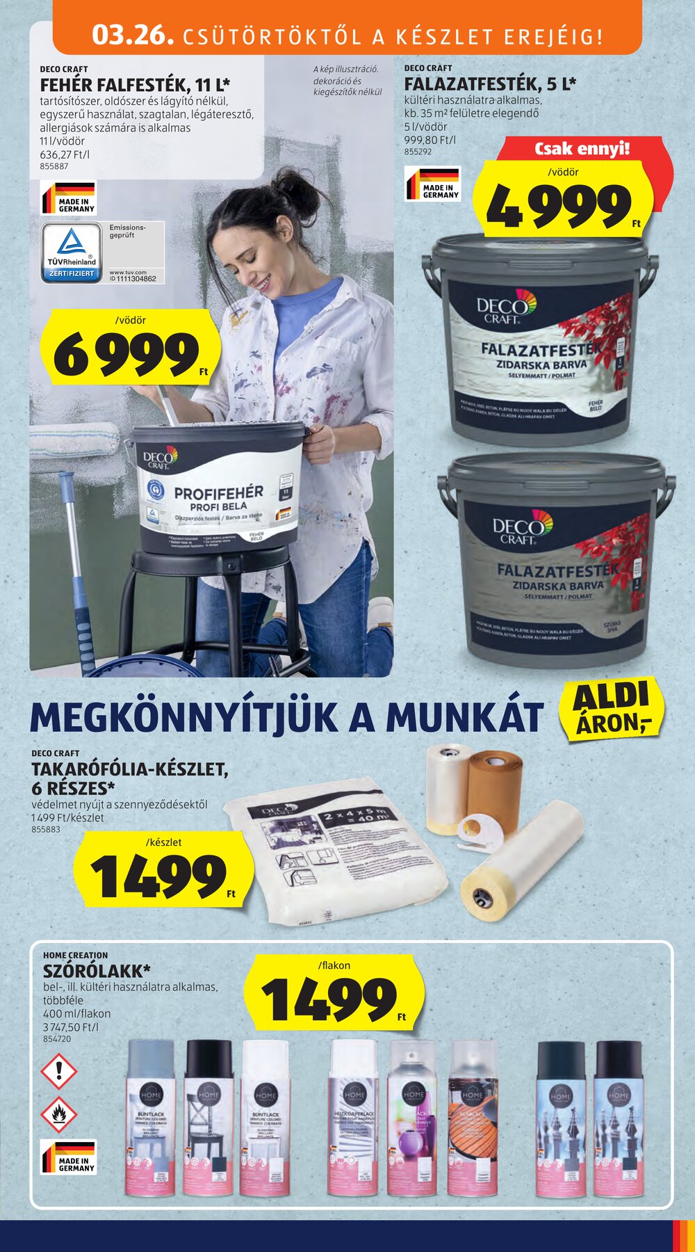 Aldi akciós újság 2026.03.26-tól - 45. oldal.