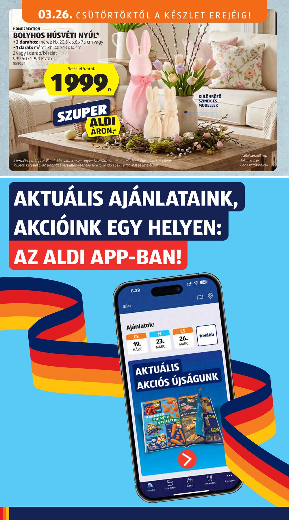 Aldi akciós újság 2026.03.26-tól - 2. oldal.