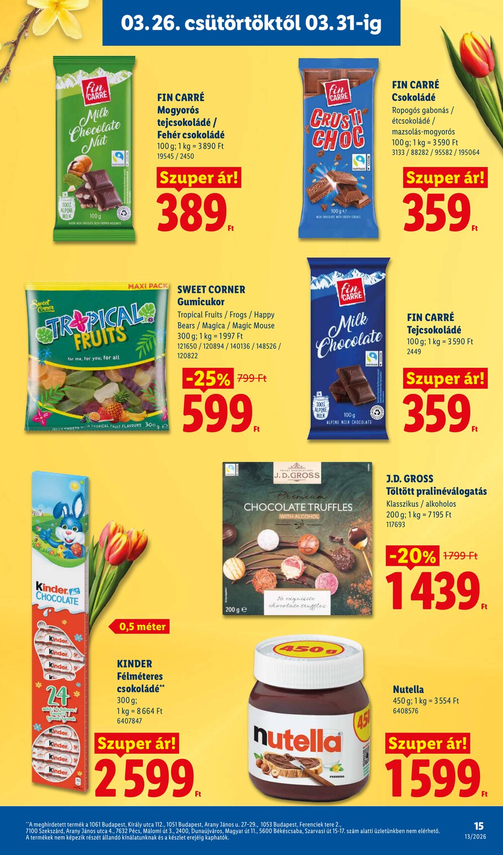 Lidl akciós újság 2026.03.26-tól - 15. oldal.