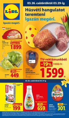 Lidl akciós újság 2026.03.26-tól