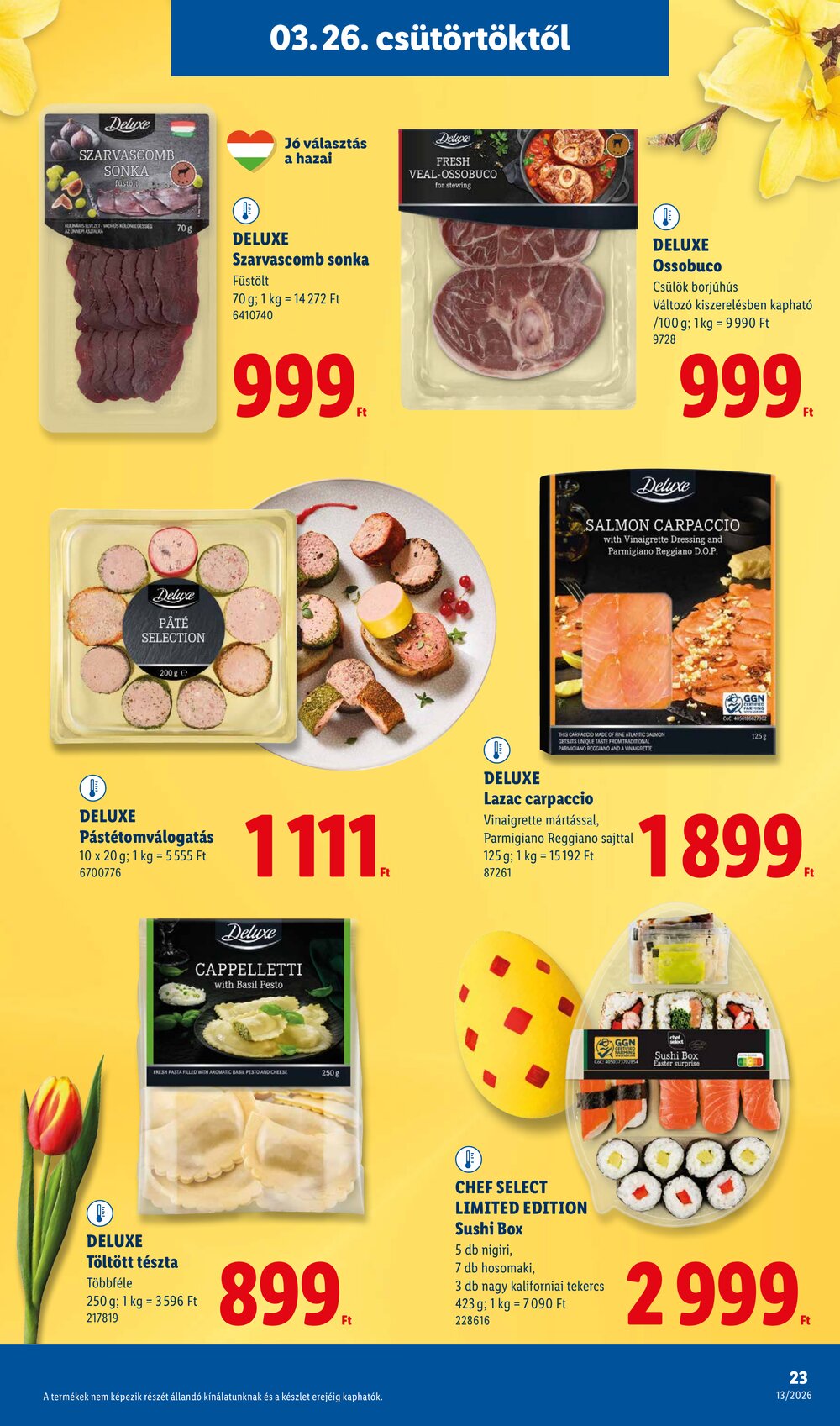 Lidl akciós újság 2026.03.26-tól - 23. oldal.