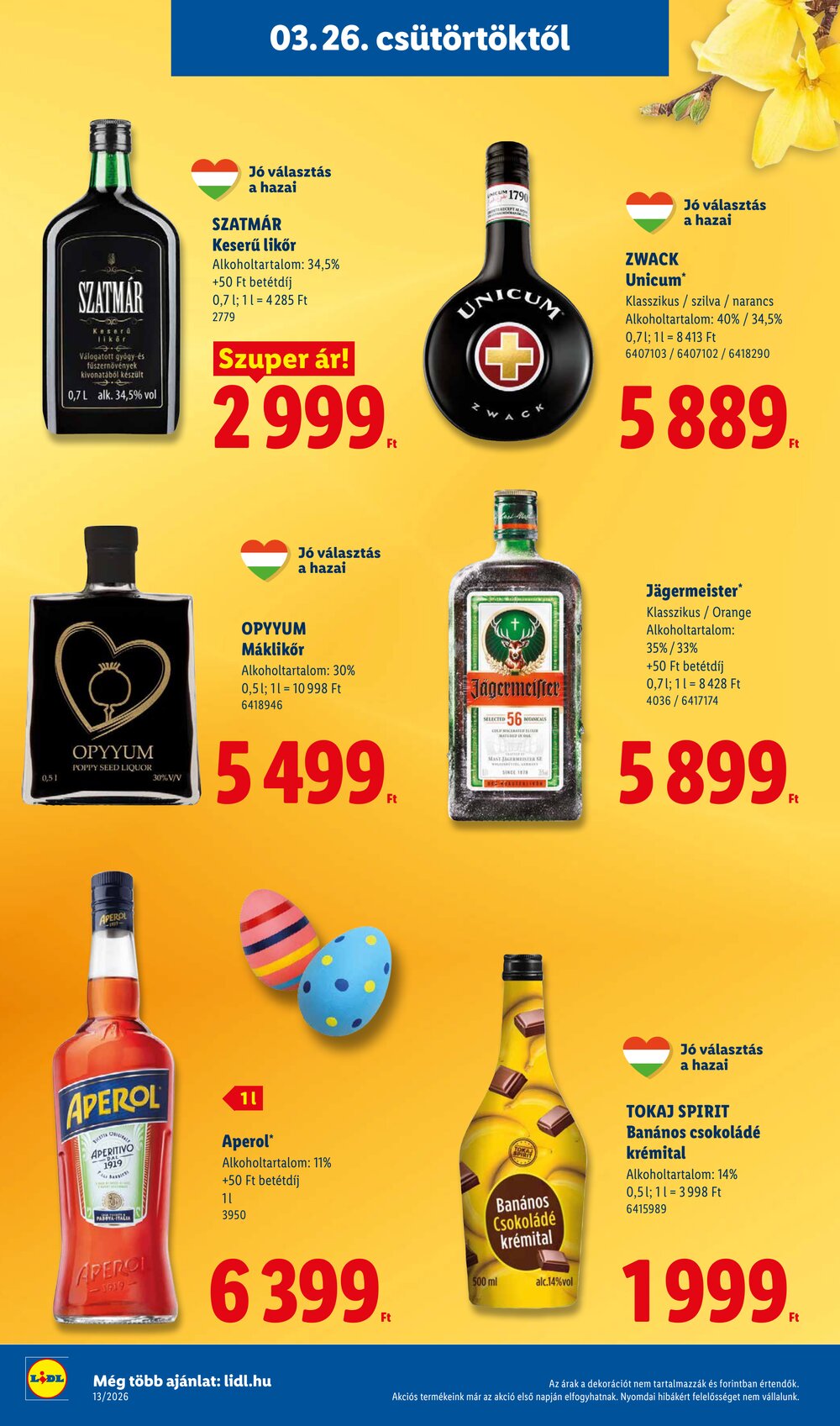 Lidl akciós újság 2026.03.26-tól - 26. oldal.
