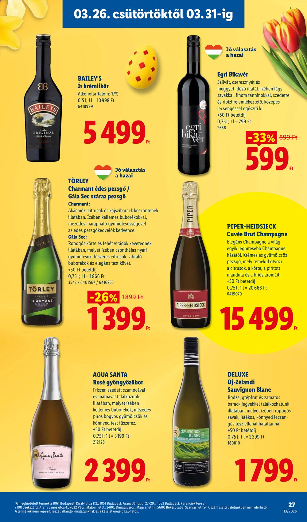 Lidl akciós újság 2026.03.26-tól - 27. oldal.