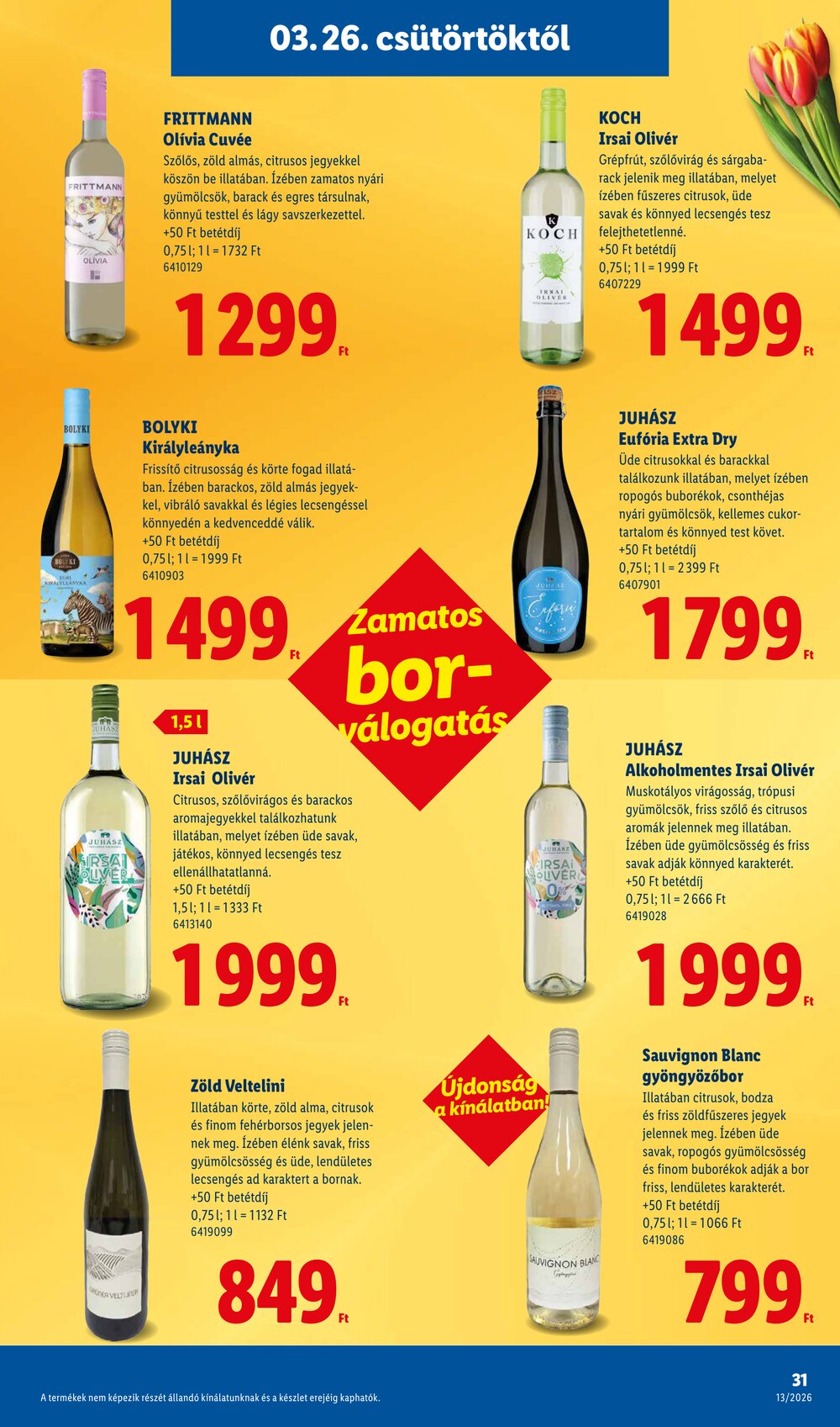 Lidl akciós újság 2026.03.26-tól - 31. oldal.