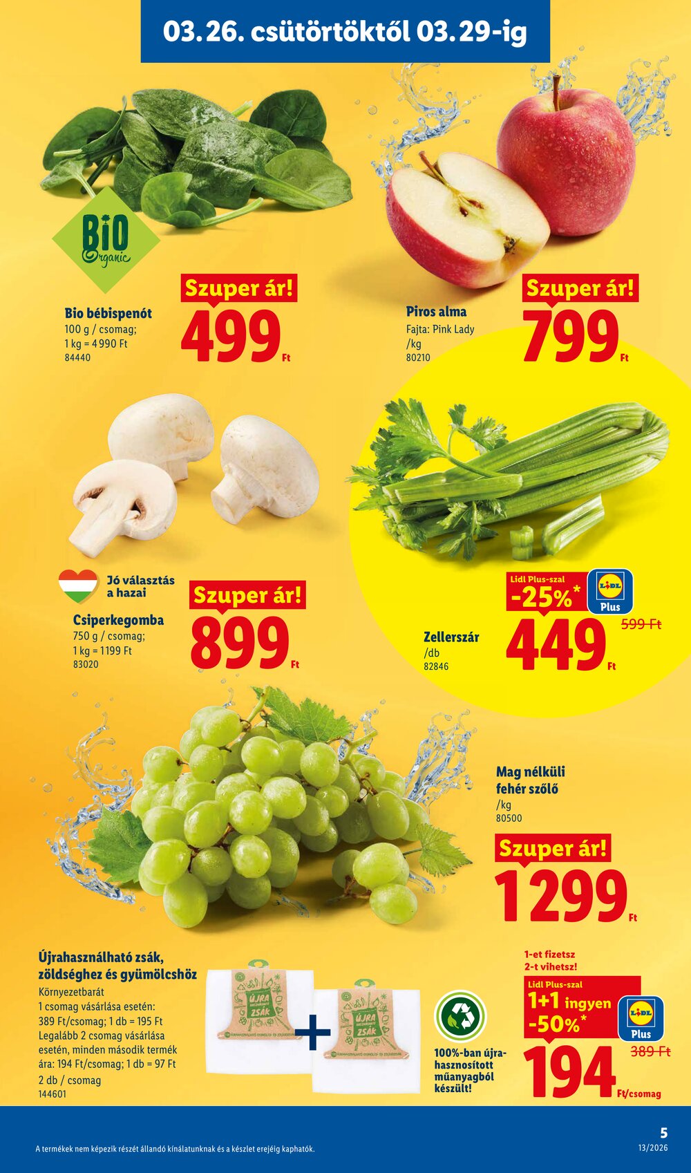 Lidl akciós újság 2026.03.26-tól - 5. oldal.