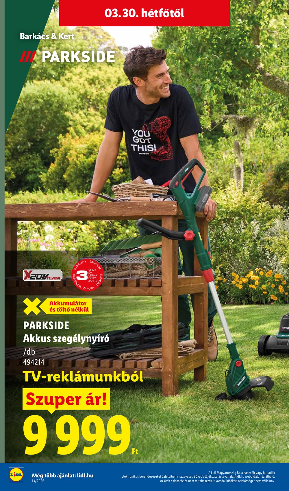 Lidl akciós újság 2026.03.26-tól - 50. oldal.