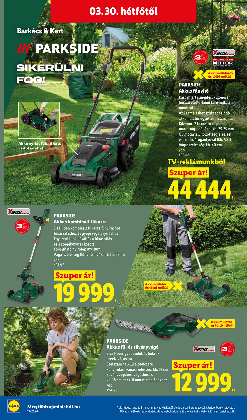 Lidl akciós újság 2026.03.26-tól - 52. oldal.