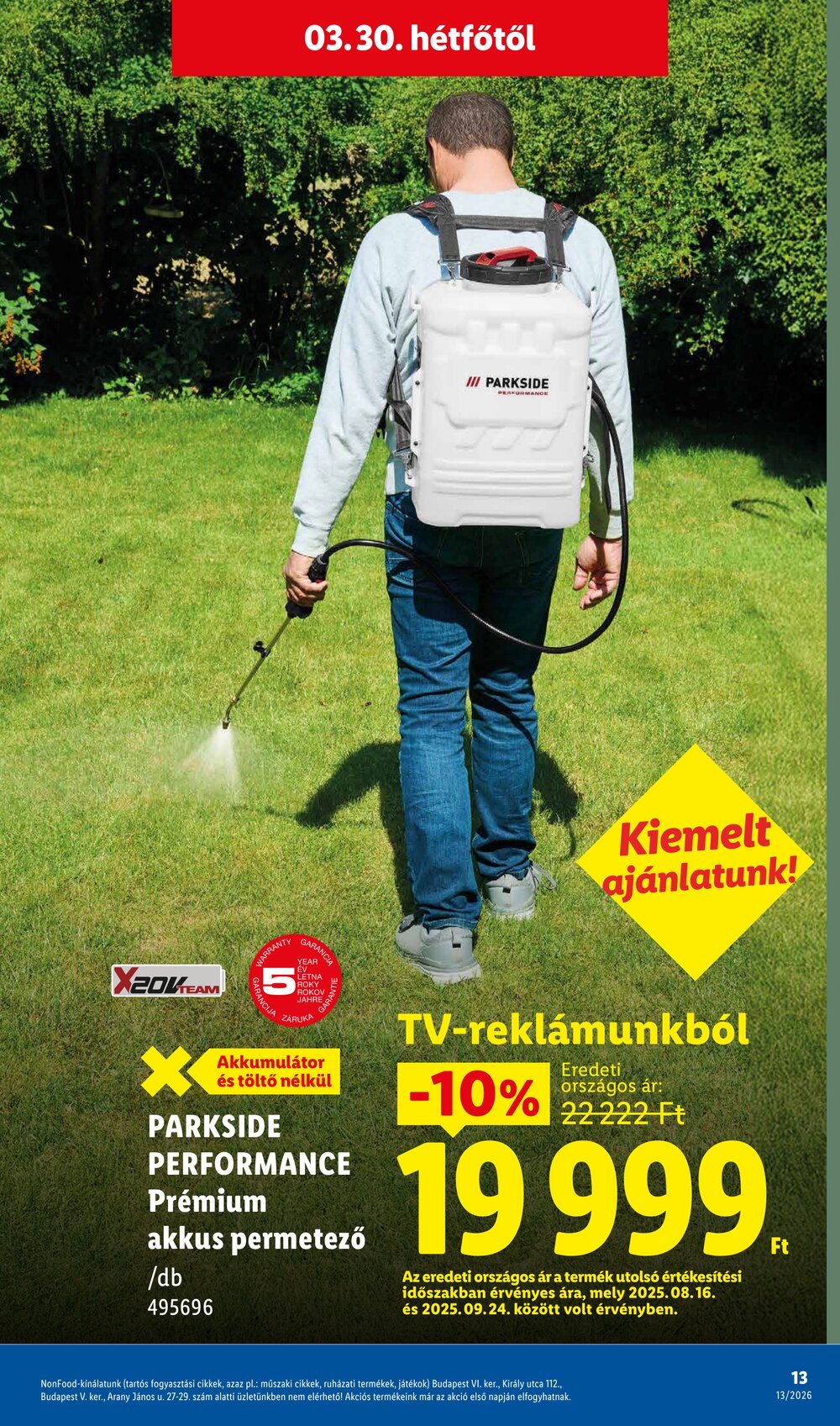 Lidl akciós újság 2026.03.26-tól - 13. oldal.