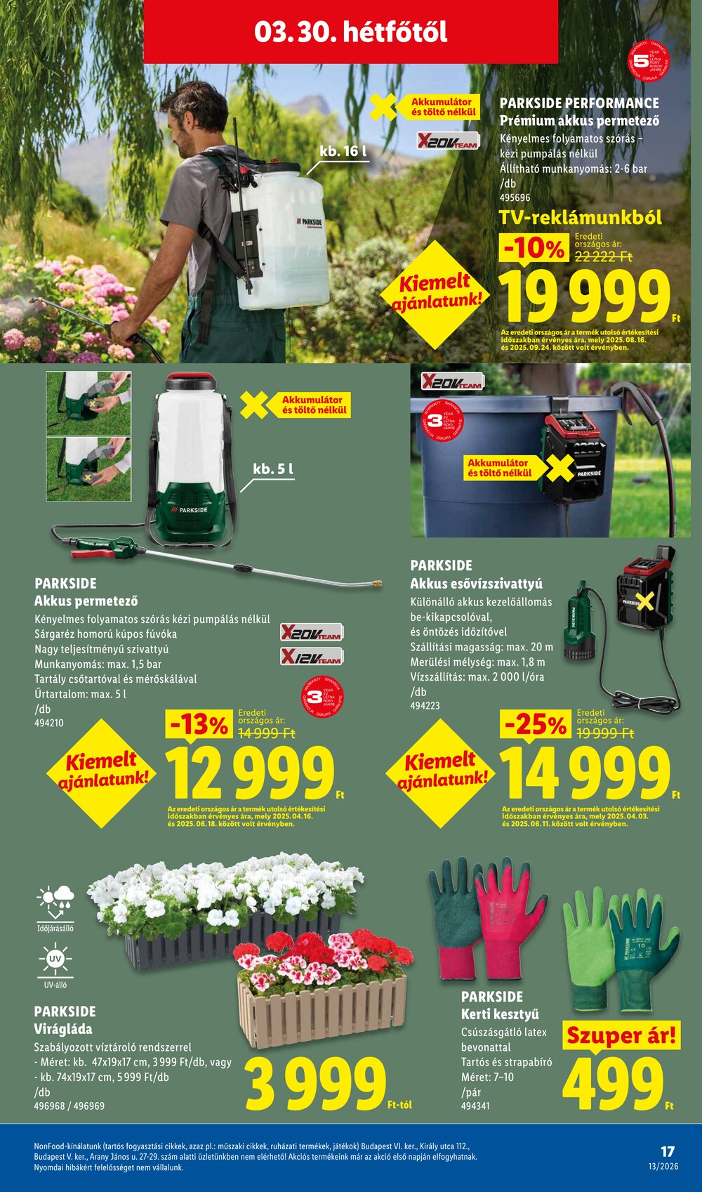 Lidl akciós újság 2026.03.26-tól - 17. oldal.