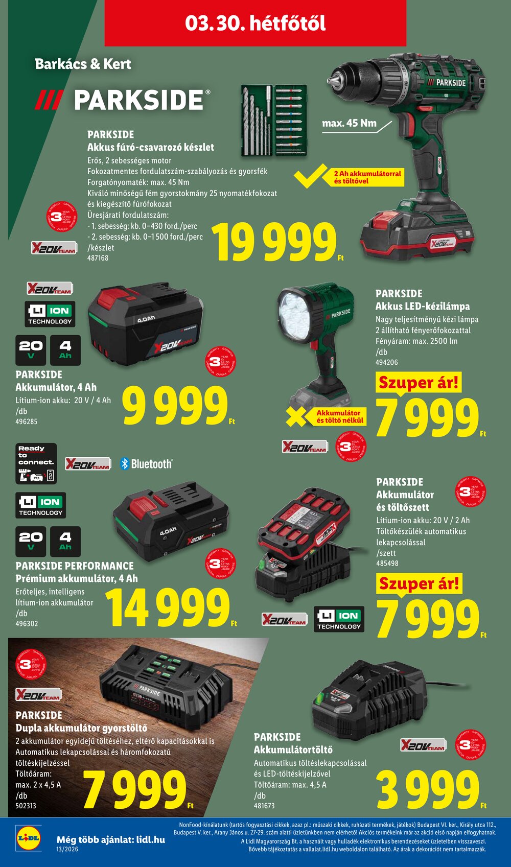 Lidl akciós újság 2026.03.26-tól - 18. oldal.