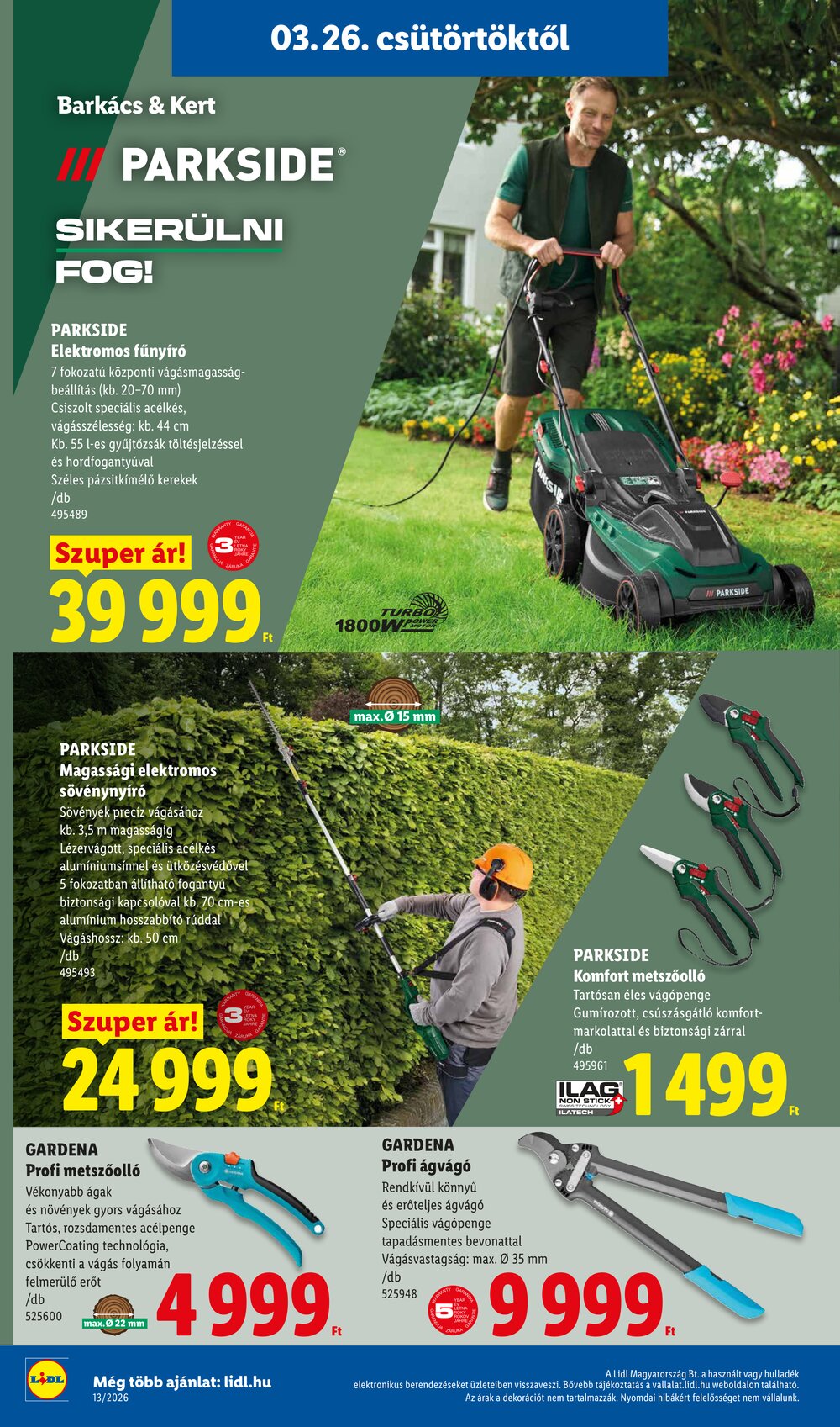 Lidl akciós újság 2026.03.26-tól - 2. oldal.