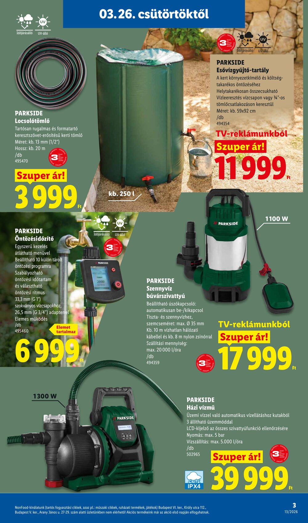 Lidl akciós újság 2026.03.26-tól - 3. oldal.