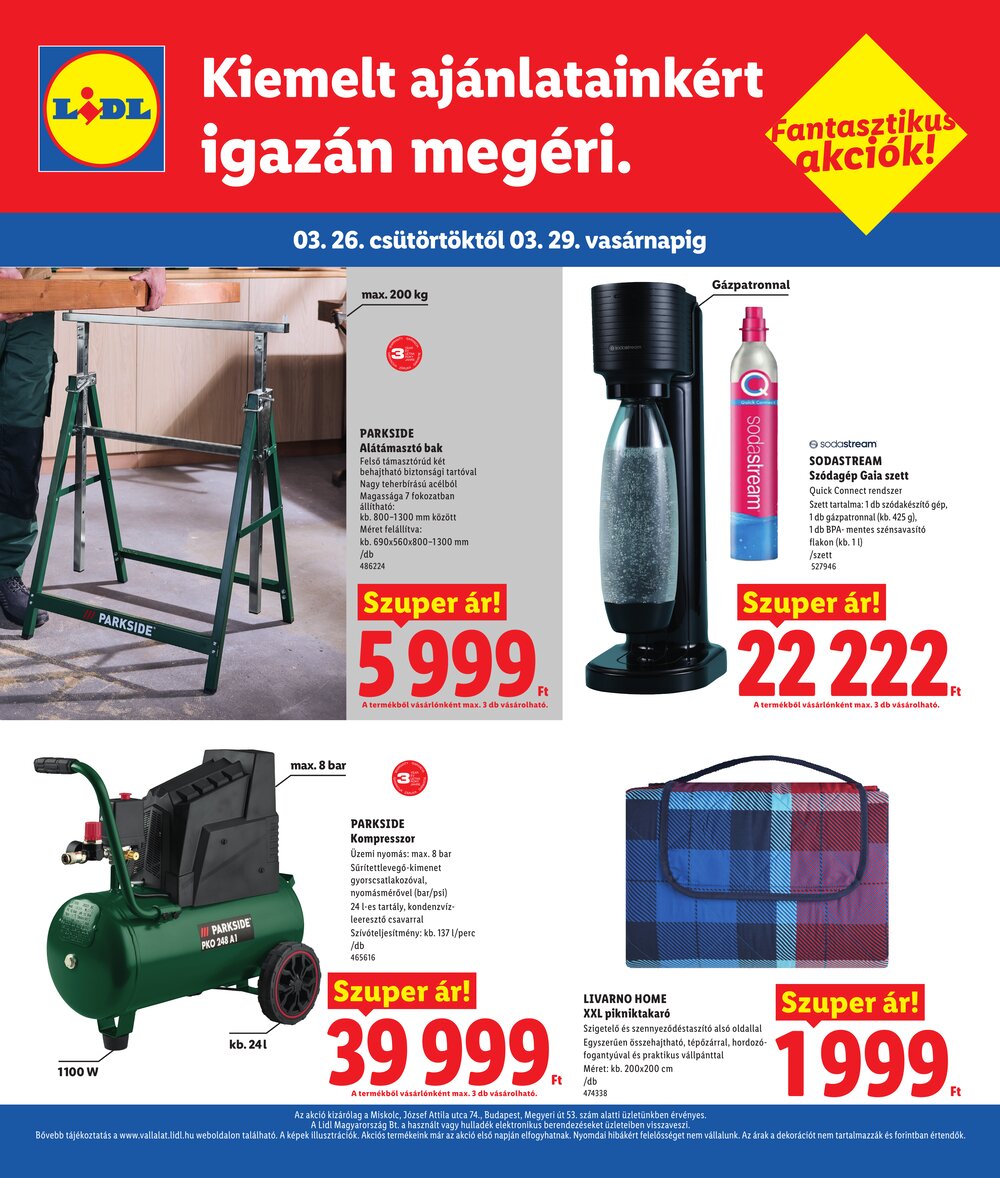 Lidl akciós újság 2026.03.26-tól - 4. oldal.