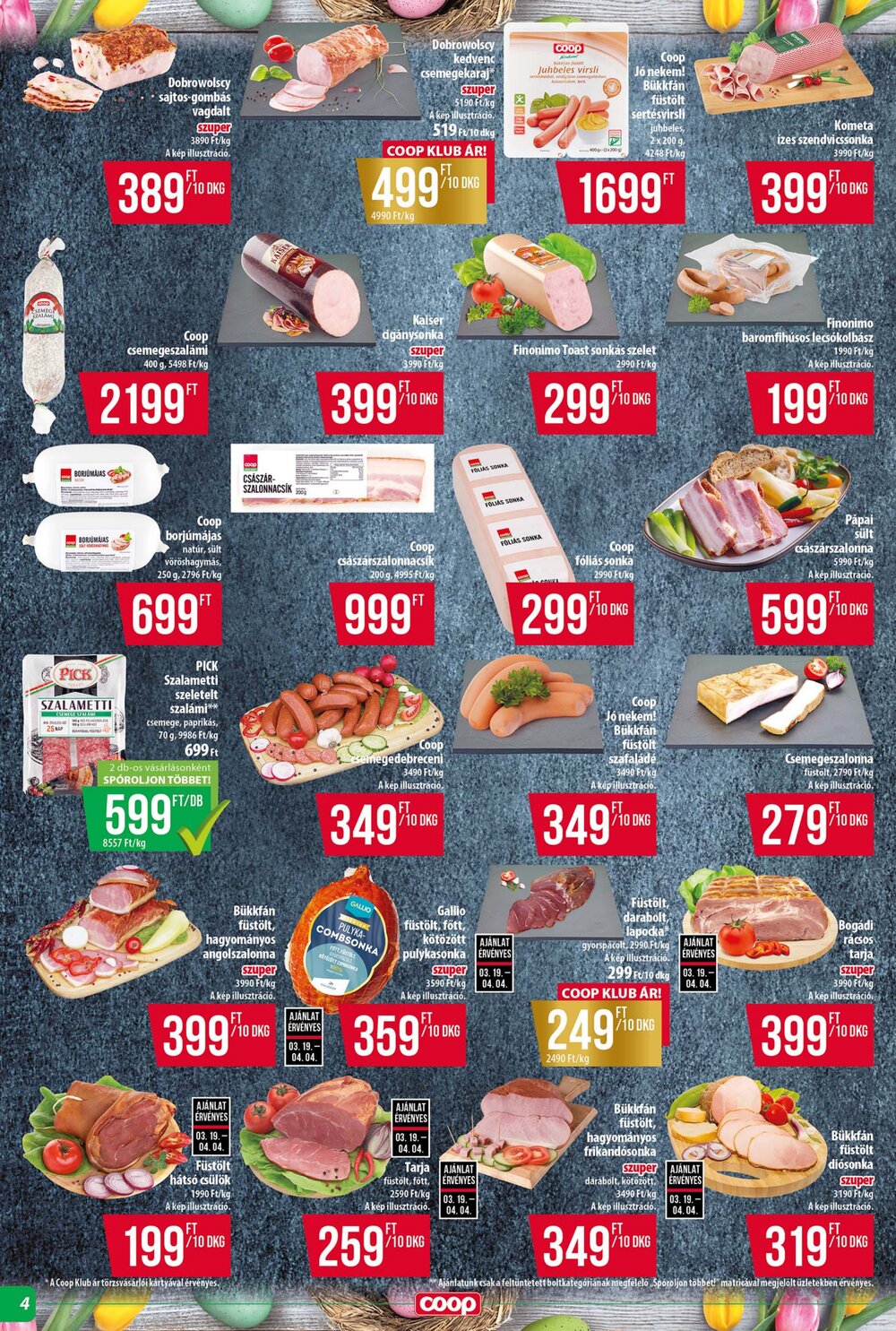 Coop akciós újság 2026.03.26-tól - 4. oldal.