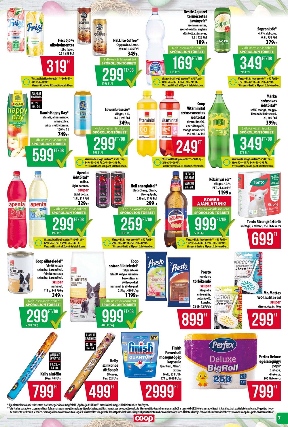 Coop akciós újság 2026.03.26-tól - 7. oldal.