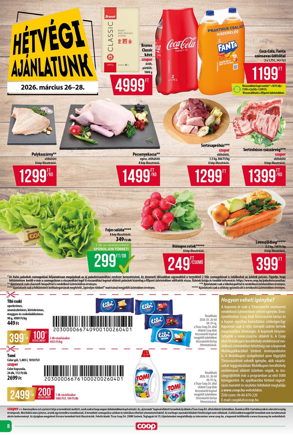 Coop akciós újság 2026.03.26-tól - 8. oldal.