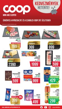 Coop akciós újság 2026.03.26-tól